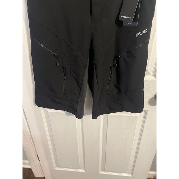 ARSUXEO Men's Loose Fit Water Resistant Cycling Shorts Size XL New With Tags - Picture 6 of 8